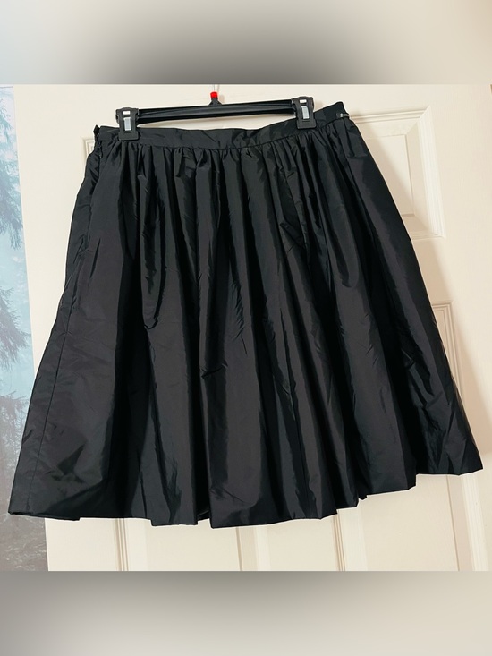 Moncler Dresses & Skirts - Moncler Black A-Line Taffeta Mini Skirt